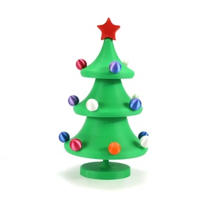 Mini sapin <span class=keywords><strong>de</strong></span> Noël imprimé en 3D, ornement <span class=keywords><strong>de</strong></span> bureau, décorations artificielles en plastique, <span class=keywords><strong>petit</strong></span> sapin <span class=keywords><strong>de</strong></span> Noël <span class=keywords><strong>pour</strong></span> la maison, le bureau, <span class=keywords><strong>cadeau</strong></span> - Product Image 5