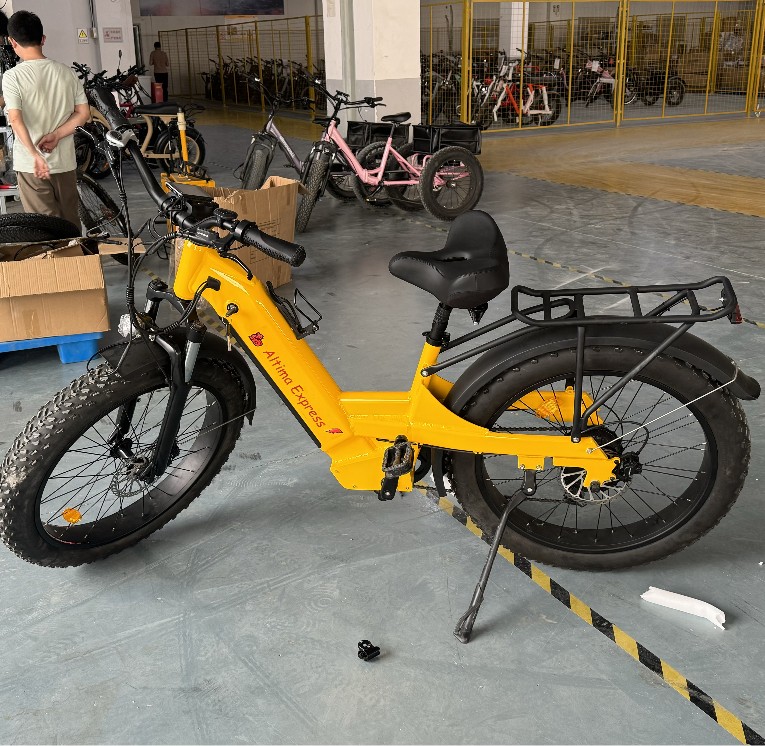 26'' High Power E-Bike 750w/1000w Retro Vintage Full Suspension Shock 48v Fat Tire Snow Electric Mountain Bicycle Rear Hub Motor