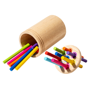 Artisanat créatif en bois pour enfants Classification des couleurs Puzzle Jouets éducatifs interactifs sensoriels pour parents et enfants - Product Image 2