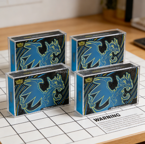 Acrylboxen für Pokémon Mega Evolution Phantasmal Flames Mega Charizard <span class=keywords><strong>UPX</strong></span> Box Case Wasserdichte 5mm Acryl-Vitrine - Product Image 3