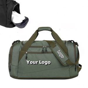 Bolsa de Lona de Gran Capacidad con Logotipo Personalizado, Cierre de Cremallera, Impermeable, de Oxford, con Espacio para Zapatos, para Deportes, Gimnasio, Viajes, para Hombre y Mujer - Product Image 1