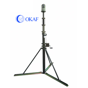 Mástil Telescópico Manual para Cámara de Vigilancia PTZ Montada en Vehículo de 8m, 12m, 15m, con Manivela, OK-SD3-20SJ, OK-SD3-20SJ Telescópico - Product Image 1