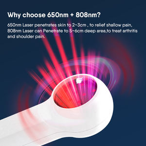 Casa 4PCS <span class=keywords><strong>808nm</strong></span> + 12PCS 650nm Laser Terapia Fisioterapia <span class=keywords><strong>Pain</strong></span> <span class=keywords><strong>Relief</strong></span> Machine - Product Image 3