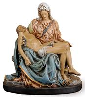 Statue de La Pieta personnalisée La Pieta Figure sur socle Collection Renaissance Cadeau religieux Décoration