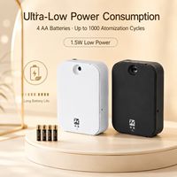 Diffuseur d'arômes ultrasonique sans eau Koeazy, tête atomisante anti-colmatage, 300 ml, portable, fonctionne sur batterie, utilisation hôtelière