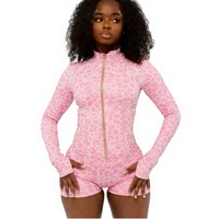 Collection Été 2026 : Ensemble 2 Pièces Femme Tendance – Veste et Short en Similicuir Brodé Motif Léopard Extensible Style Vintage