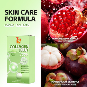 High Quality OEM 2000mg Collagen Jelly Sticks Mangosteen Pomegranate Extract Lock Skin Moisture Portable On The Go Beauty Jelly - Product Image 3