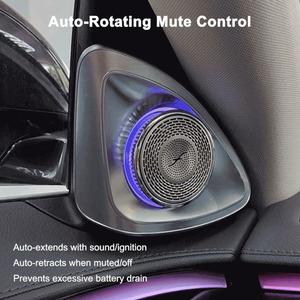 Đèn viền nội thất xe hơi <span class=keywords><strong>LED</strong></span> 4D xoay, loa tweeter cho Mercedes Benz C/E/G/<span class=keywords><strong>S</strong></span> <span class=keywords><strong>Class</strong></span> W205 W206 W213 W222 W223 X253 - Product Image 2