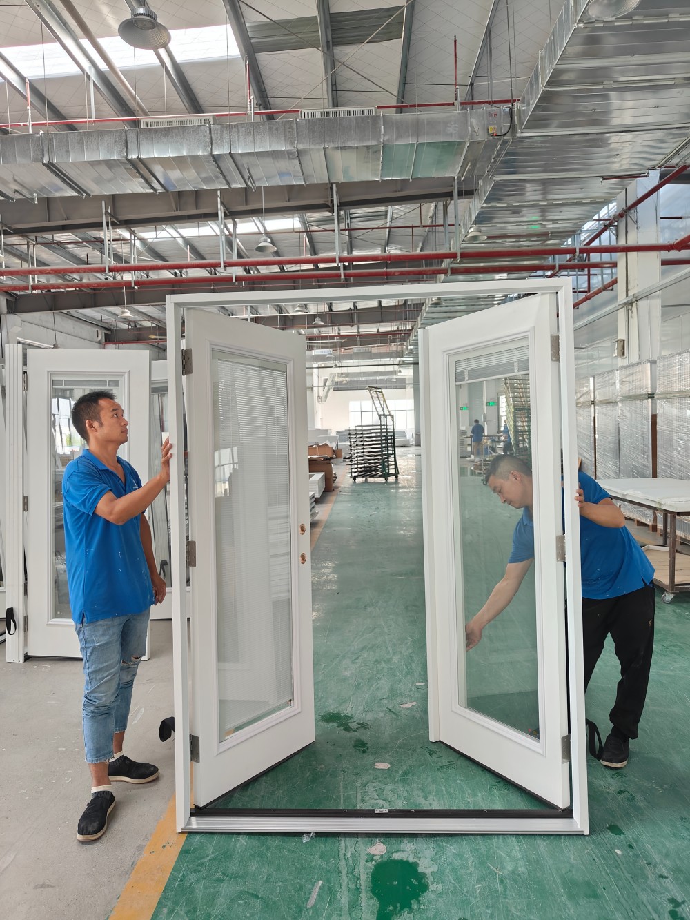 exterior door fibreglass with internal blinds