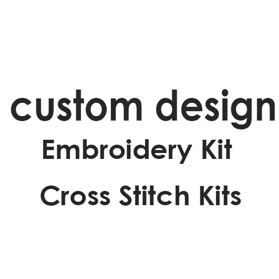 Fabrik preis DIY Stickerei Craft Cross Stitch Kits Custom Design Stickerei Starter Kit