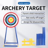 Cible de tir à l'arc SPG pour enfants, support en plastique avec ventouse, arc recurve, chasse, enfants, 90 cm, démontable, jeu d'intérieur, équipement d'entraînement