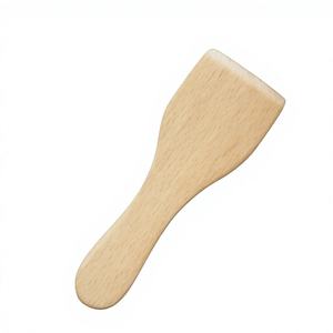 Petite spatule en bois écologique et durable, grattoir à beurre, spatule à pizza, spatule à <span class=keywords><strong>raclette</strong></span> en bois de hêtre de qualité alimentaire - Product Image 1