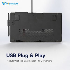 แท็บเล็ตเซ็นชื่อดิจิทัลแบบแม่เหล็กไฟฟ้าขนาด 10.1 นิ้ว พร้อมพอร์ต USB กล้อง 150 องศา และเครื่องอ่านลายนิ้วมือ สำหรับใช้งานกับคอมพิวเตอร์ตั้งโต๊ะและแล็ปท็อป - Product Image 6