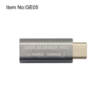 Nouveau bloqueur de données USB-C gris, convertisseur multiport en alliage d'aluminium, alimentation AC/DC pour ordinateur portable, téléphone portable et utilisation sur ordinateur de bureau