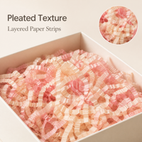 Papier de soie crépé en raphia vierge 17 g/m² résistant à la graisse, 100 g/sac, pour emballage cadeau de mariage et bonbons, vente en gros