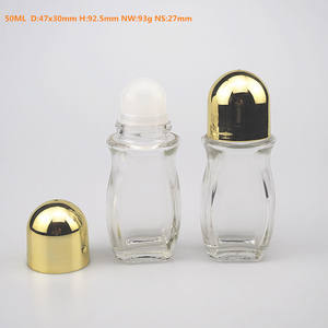 50 لفة مزيل العرق الشفاف على زجاجة عطر زجاجة بكرة عطر شفافة على زجاجة بغطاء Golen - Product Image 2