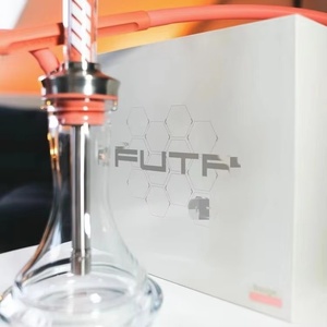Chicha en acier moderne, écologique, style allemand, modèle Amo, boîte cadeau incluse, narguilé, sheesha, chicha - Product Image 2