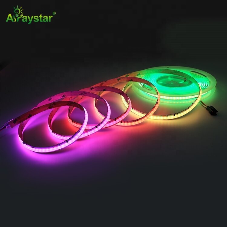 High Quality 10mm IP67 Magic Pixel RGBW COB Strip Light 24V Remote Control Flexible for Landscape Lighting