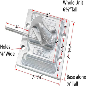 Proveedor <span class=keywords><strong>de</strong></span> China Boltable Auto Side ISO Chasis <span class=keywords><strong>Doble</strong></span> extremo Semiautomático Envío Chasis Contenedor Twist Lock para la venta - Product Image 6
