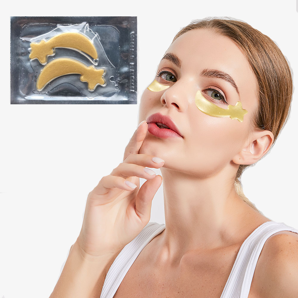 Индивидуальные медицинские золотые, Роскошные, Антивозрастные, от морщин, трав, улитки под темными кругами, звездами, коллаген, золотые патчи под глаза 24k