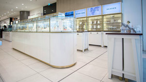 Tienda de exhibición de lujo Diseño Personalizado Fancy White Jewelry Store Showcase Nice Counter - Product Image 5