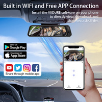 Caméra de rétroviseur latéral de voiture CPT 4K 2K IPS tactile, caméra de tableau de bord 3 canaux, enregistreur infrarouge Fisheye, capteur G, WiFi, étanche
