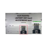 Layar LCD Sentuh Original Baru 27 Inch MV270FHM N42 LM270WF7 SSF2 Pengganti Perakitan untuk Dell I7710-79 untuk Panel Layar HP AIO