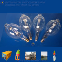 Luz de pesca BT180 MH 1000w1500w Luz de pesca nocturna Luz de pesca en alta mar verde claro en barco