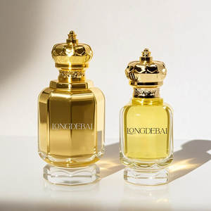 Fabbrica di lusso personalizzato chiaro pompa crimpatura vuota 30ml 50ml 100ml bottiglia di profumo di vetro con scatola di imballaggio - Product Image 4