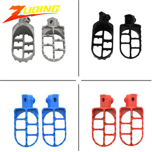 Pedales delanteros para motocicleta ZUQING FR107 de aluminio negro para Suzuki DL650 V-Strom - Product Image 4