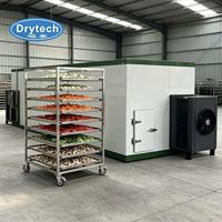 Industriële lade-type dadelpalm droogmachine met PLC temperatuurregeling voor uniform drogen van verse dadels, geen scheuren.