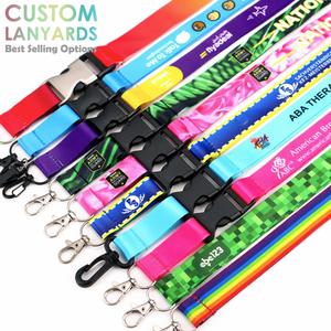 No Minimum Order Manufacturer Cheap Personalized Neck Tool Printing <b>Polyester</b> Sublimation Custom <b>Lanyards</b> With Logo Custom - Product Image 1