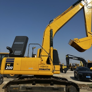 Machine de construction japonaise d'occasion L'excavatrice Komatsu PC200 a utilisé un équipement robuste L'excavatrice utilisée PC 200 vente à chaud - Product Image 1