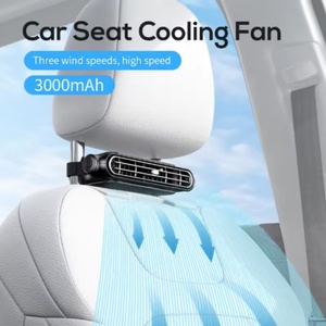 <b>Three</b> Adjustable SUV and Truck Seat Cooling Fans with Strong Wind and Low Noise - Product Image 2