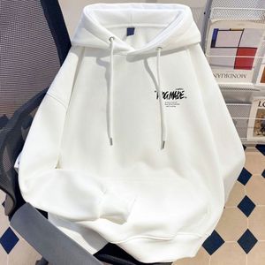 Felpa con cappuccio in cotone pesante di marca alla moda in stile americano, da uomo e da <span class=keywords><strong>donna</strong></span>, autunno inverno, nuova con motivo a cuore, foderata in pile, vestibilità ampia - Product Image 2