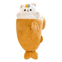 Nouvelle Coussin-Peluche Doux et Confortable en Forme de Chat de Dessin Animé, Lapin et Carotte, Coussin de Lit Personnalisable, Couvertures en Gros