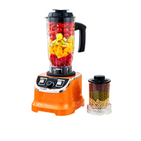 Mixeurs et centrifugeuses professionnels pour fruits et aliments, machine de cuisine, mixeur sur socle 2 en 1