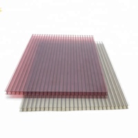Feuille de polycarbonate de 10mm 12mm 16mm pour l'usage extérieur Plaques creuses de lucarne de dôme en plastique transparent pour l'impression