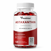 Capsules molles d'astaxanthine de qualité alimentaire supérieure, produits finis pour une consommation orale quotidienne