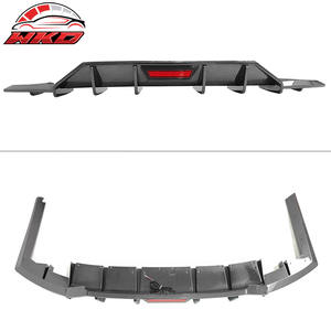 Protector de Parachoques Trasero para Hyundai Elantra 2021 2022 2023 IKON, Difusor con Impresión de Fibra de Carbono - Accesorios para Automóviles de Polipropileno - Product Image 3