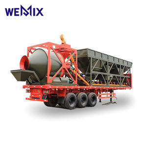 YHZM500 Centrale à béton prête à l'emploi mobile JZM500 Équipement de ligne de production de bétonnière à tambour - Product Image 1