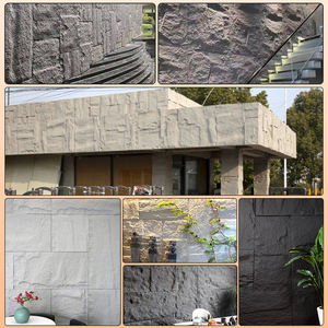 Exterior Artificial Faux PU Piedra Chapa Revestimiento de pared Flexible PU Imitación Piedra Cultura Panel de pared Tablero - Product Image 6