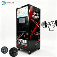 Máquina Expendedora de Proteína Inteligente para Gimnasio, Máquina Expendedora de Proteína con Pantalla Táctil
