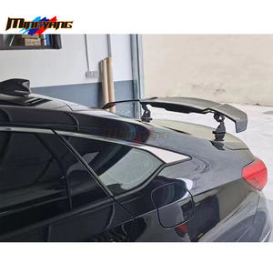 Aileron de voiture universel de style GT en fibre de carbone noir brillant, télé<span class=keywords><strong>commande</strong></span> arrière, pour berline, à vendre - Product Image 4