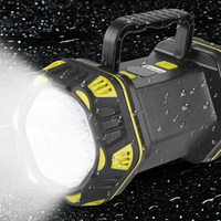 Lampe de poche LED à très longue portée, rechargeable par USB, projecteur portable L2, matériau ABS, éclairage extérieur super lumineux