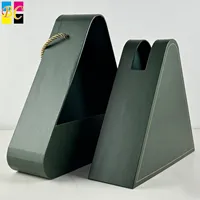 Scatola Regalo Rigida Triangolare Premium Personalizzata dal Fornitore di Fabbrica, Robusta, per Fiere e Negozi di Cosmetici, con Manico in Corda di Cotone