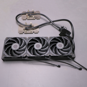 <span class=keywords><strong>Kit</strong></span> de refroidissement liquide V100 1 à 2 pour PC avec pompe personnalisée pour le refroidissement liquide du GPU, banc de charge pour serveur en rack, radiateur de refroidissement à 3 ventilateurs - Product Image 1