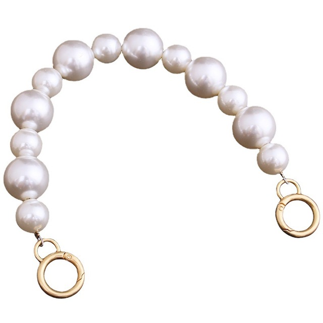 Pearl Mobile Phone Chain Beads Phone Case Charms Hook Handbag Straps Crossbody Fashion Chain Lanyard Necklace Beads