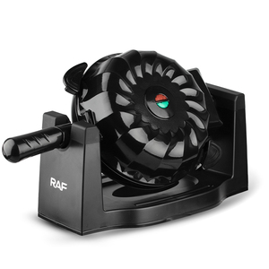 เครื่องทำวาฟเฟิล RAF 1800W ขนาด 21 ซม. แบบหมุนได้ สำหรับใช้ในครัวเรือน ขนาดใหญ่ ให้ความร้อนสม่ำเสมอ แผ่นเคลือบกันติด ทำเค้กได้หลากหลายรูปแบบ - Product Image 4