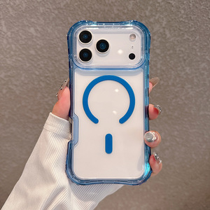 Étui magnétique transparent antichoc pour Infinix Note 60 Ultra, coque de protection double couche en TPU et PC anti-impact pour <span class=keywords><strong>iPhone</strong></span> 15 Pro - Product Image 4
